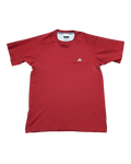 Adidas Performance Raglan Small Logo Tee - Red