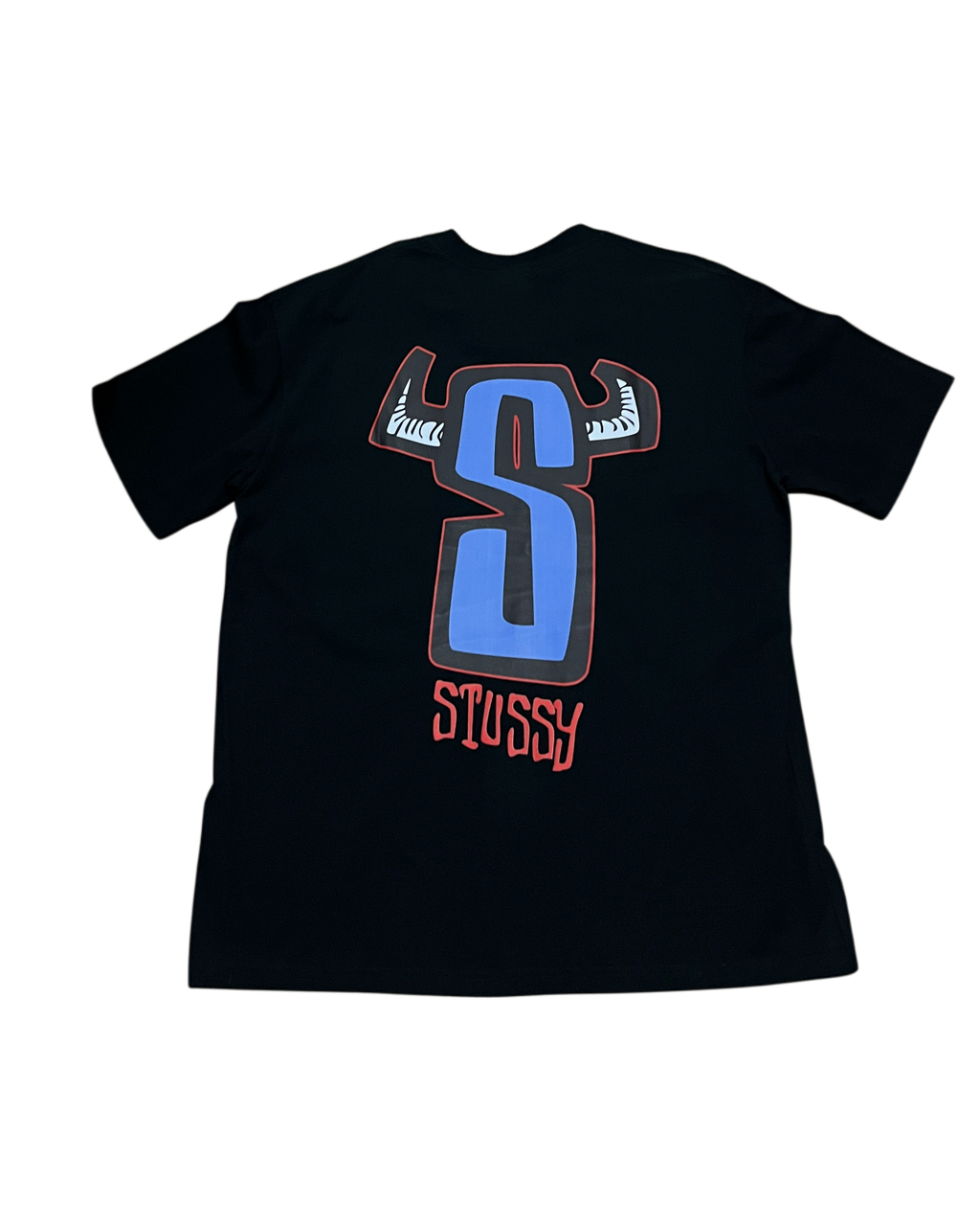 Stussy Horns Graphic Tee - Black
