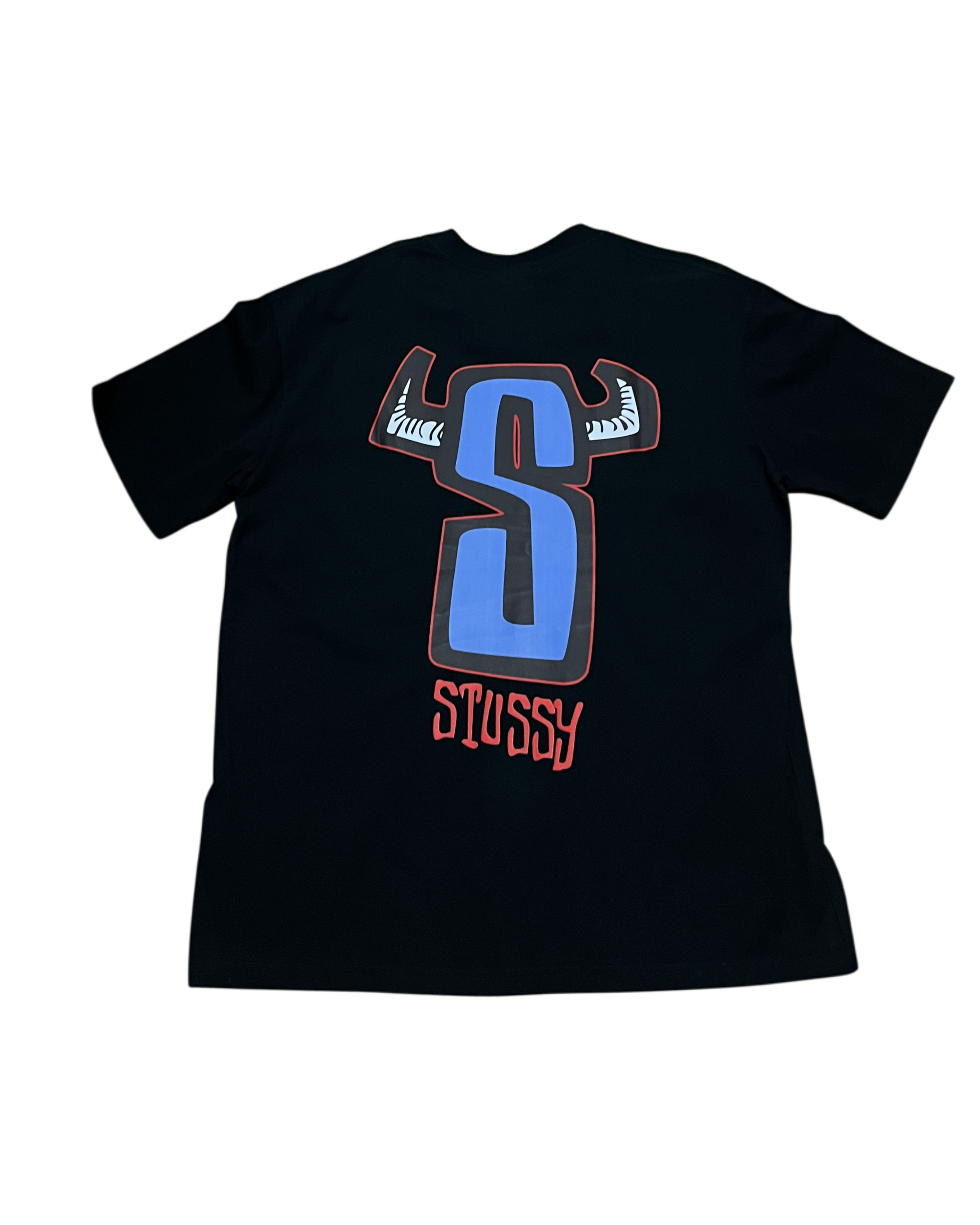 Stussy Horns Graphic Tee - Black