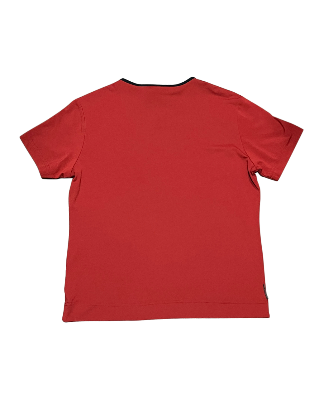 Nike Vintage V-Neck Center Logo Tee - Red/Black