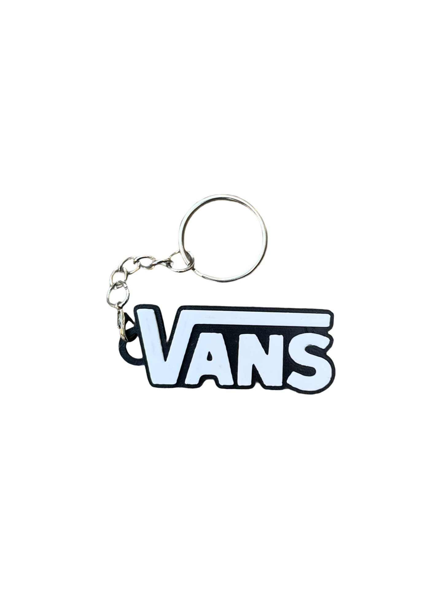 Vans Classic Logo 3D Printed Keychain - Black/White