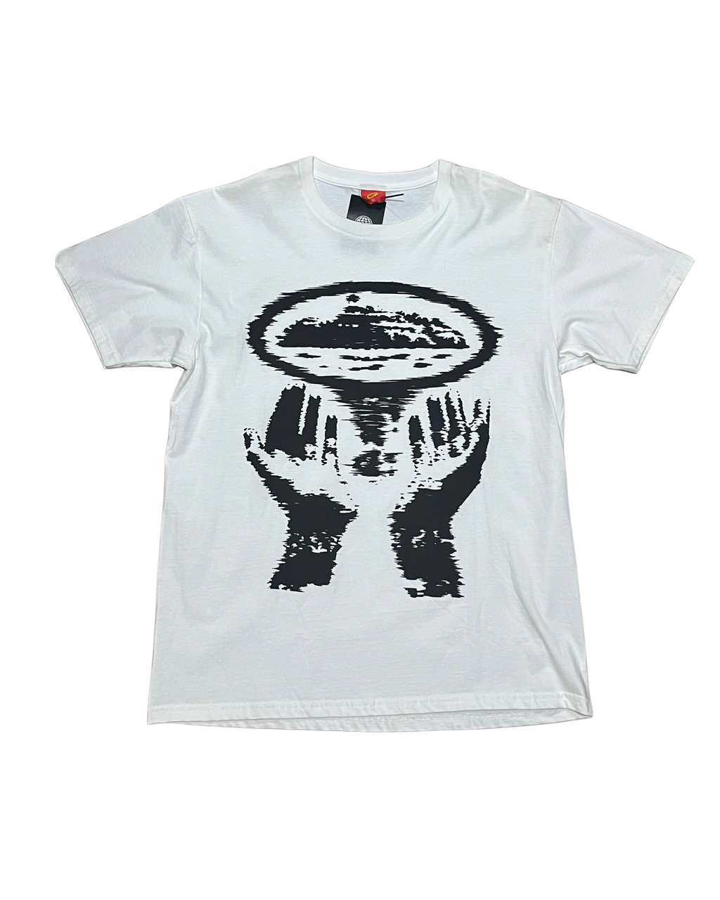 Corteiz Vortex Hands Tee - White