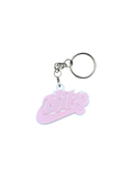 Nike Graffiti Logo 3D Printed Keychain - White/Pink