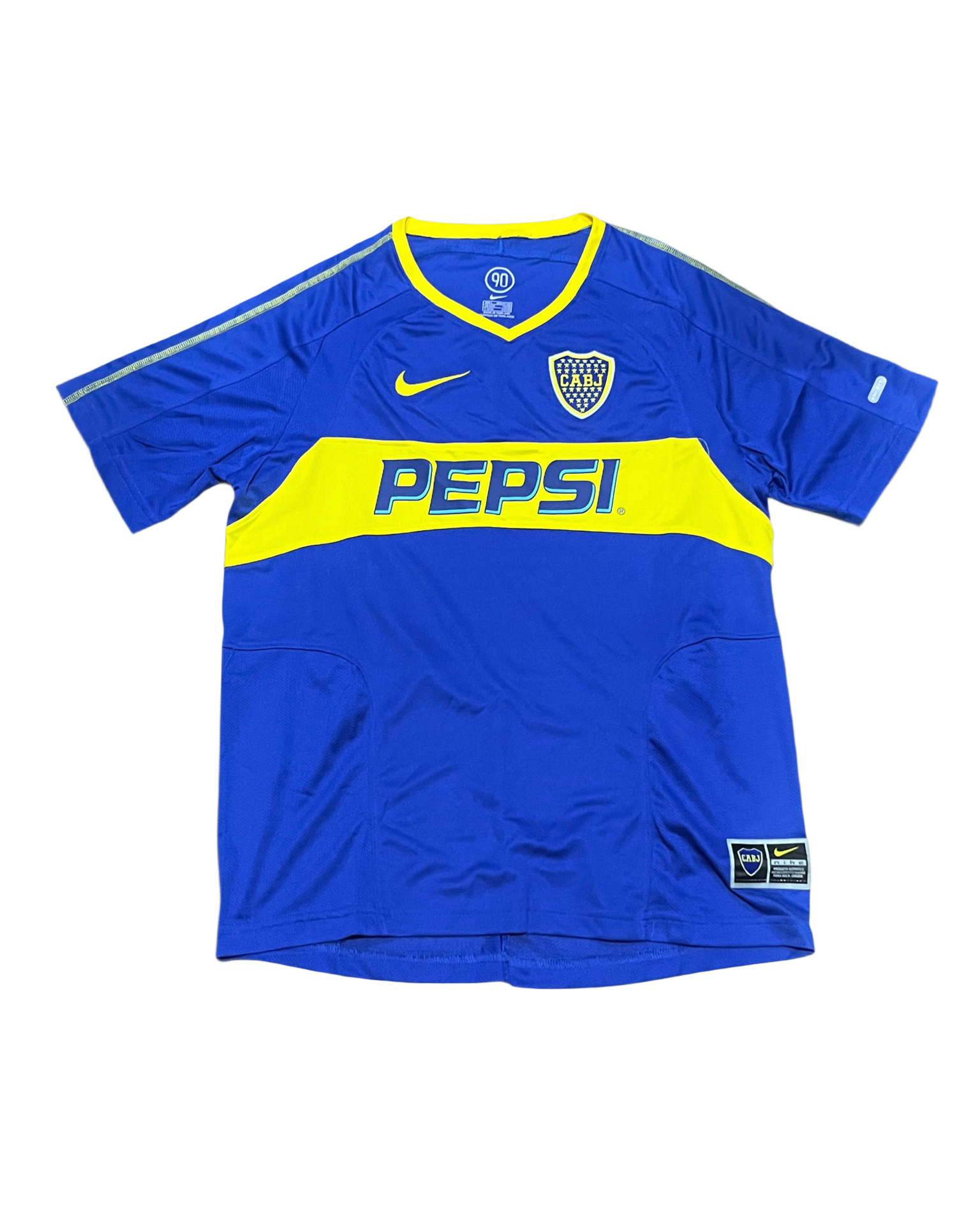 Vintage Boca Juniors Home Football Shirt 2004-2005 (Nike - Pepsi)