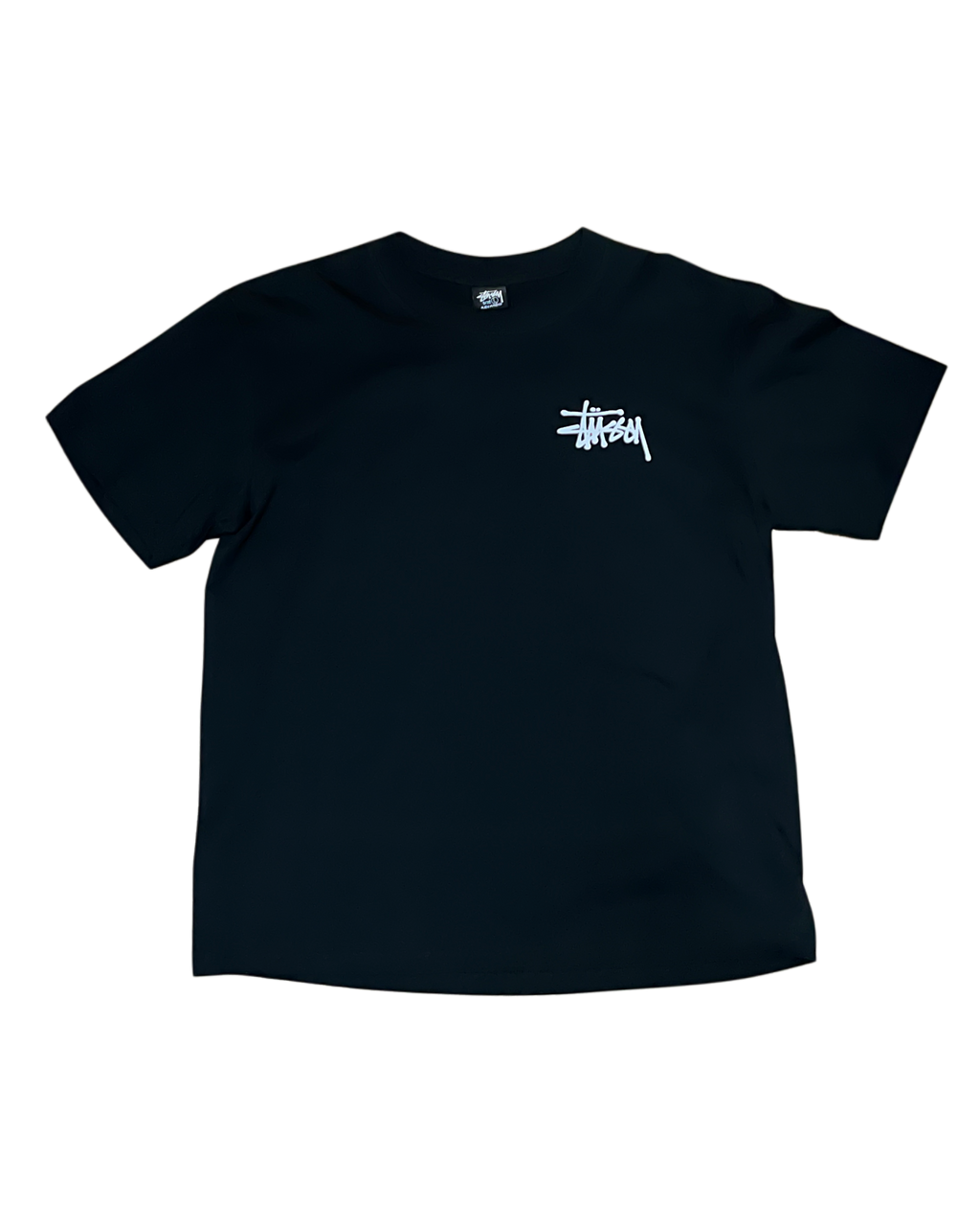 Stüssy Abstract Print T-Shirt -Black