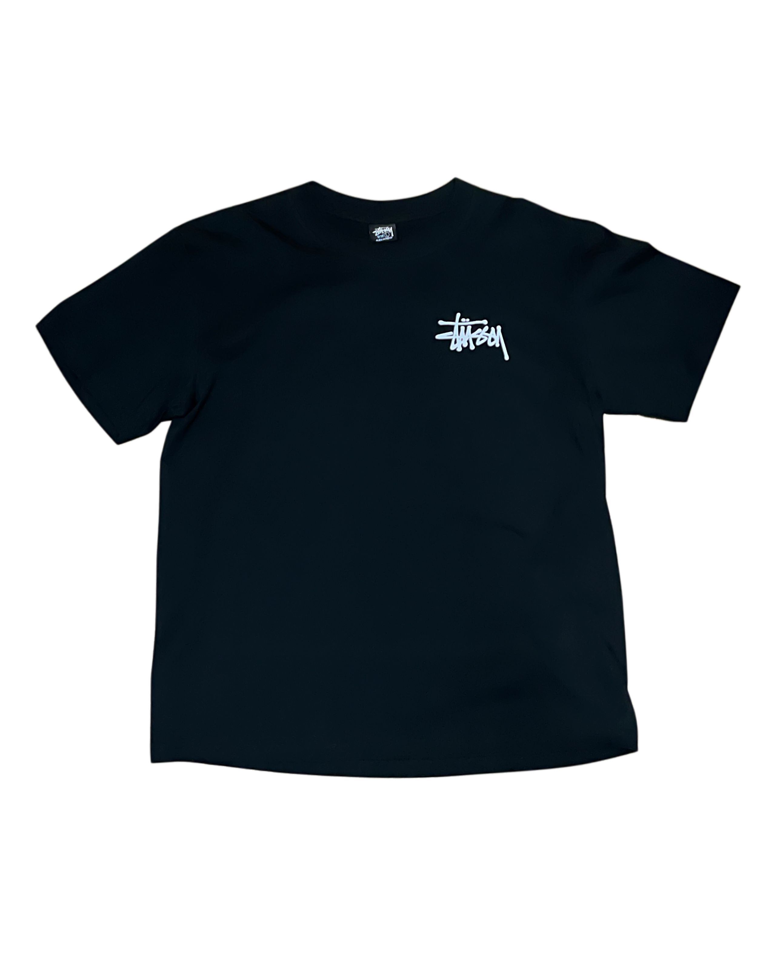 Stüssy Abstract Print T-Shirt -Black