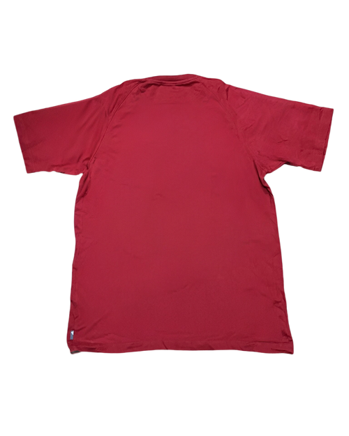 Adidas Performance Raglan Small Logo Tee - Red