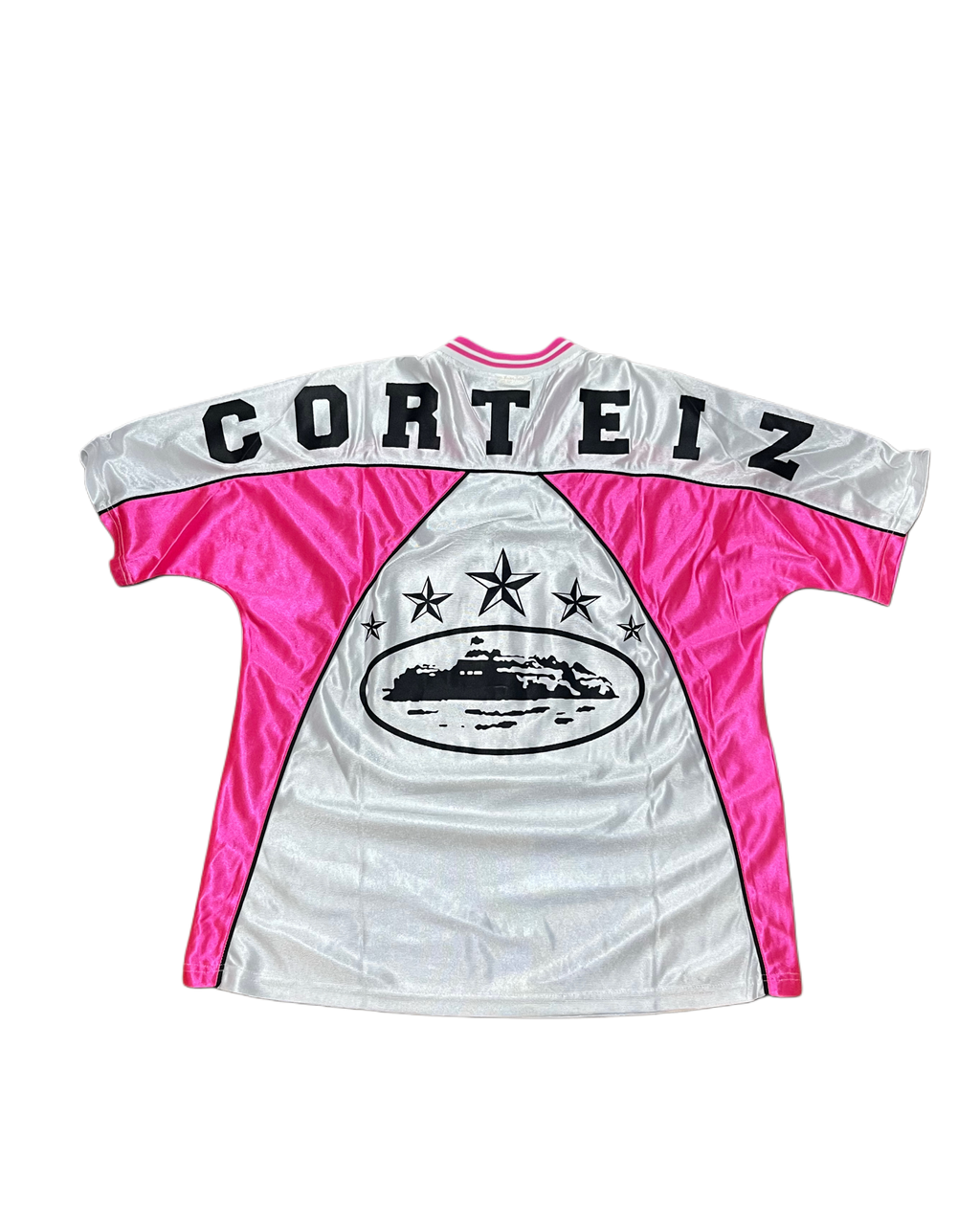Corteiz Oversized Jersey White Pink