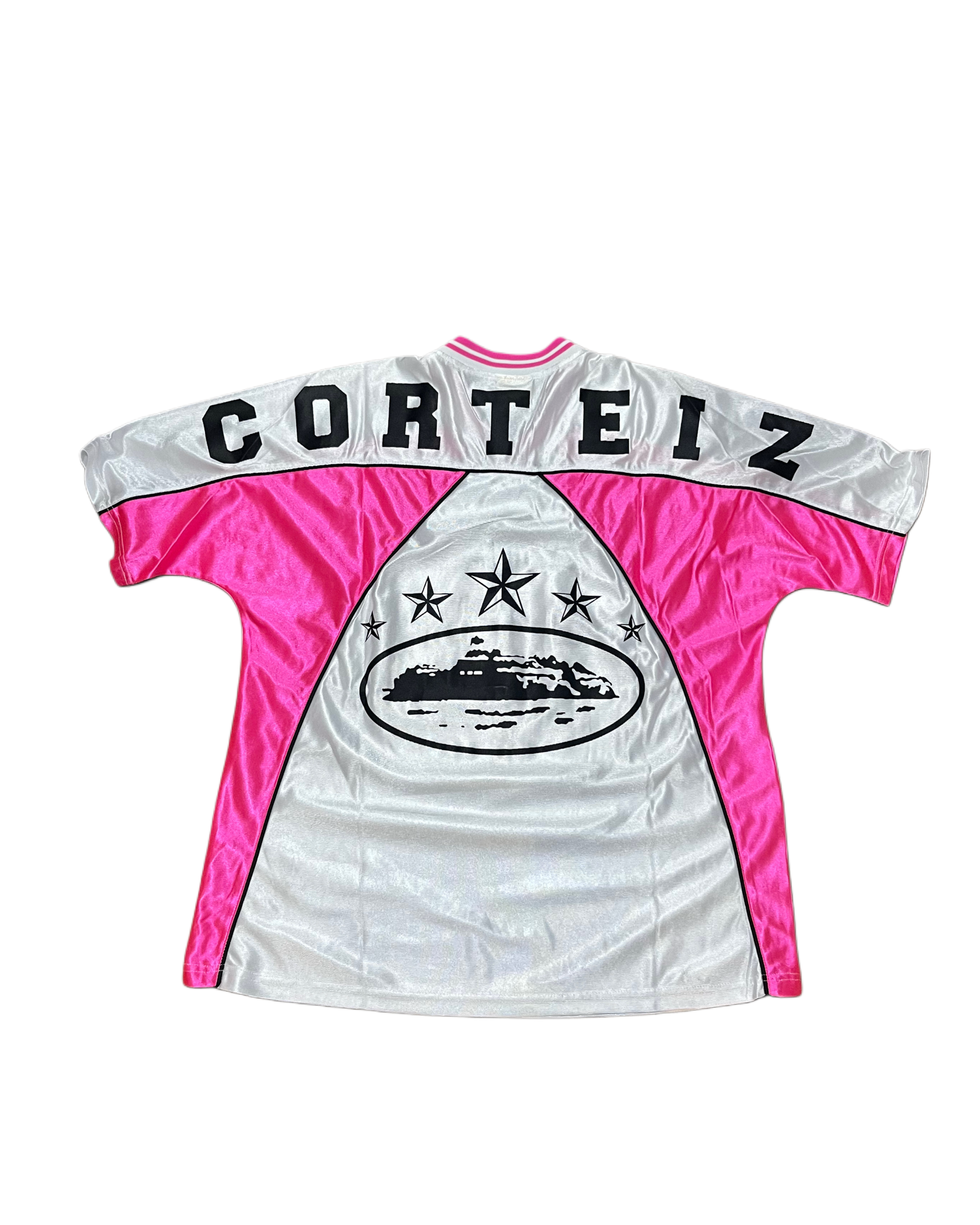 Corteiz Oversized Jersey White Pink
