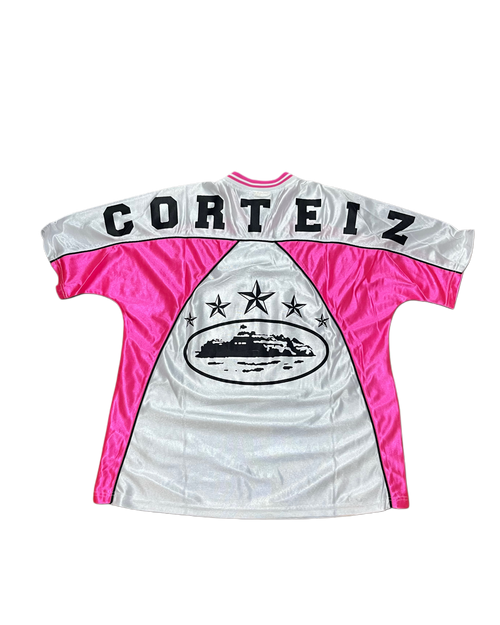 Corteiz Oversized Jersey White Pink