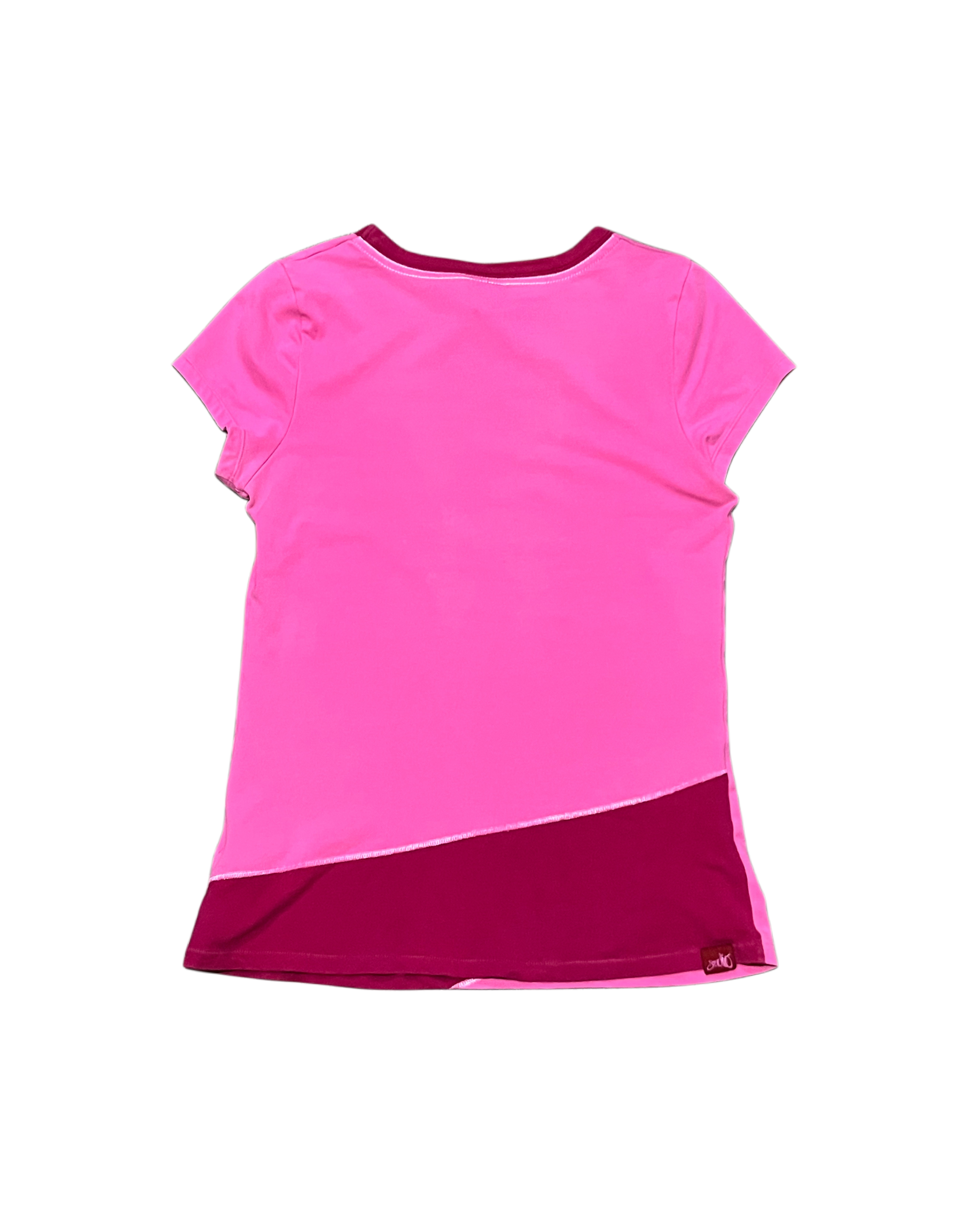 Nike Dri-FIT Two-Tone Training Tee - Pink/Fuchsia