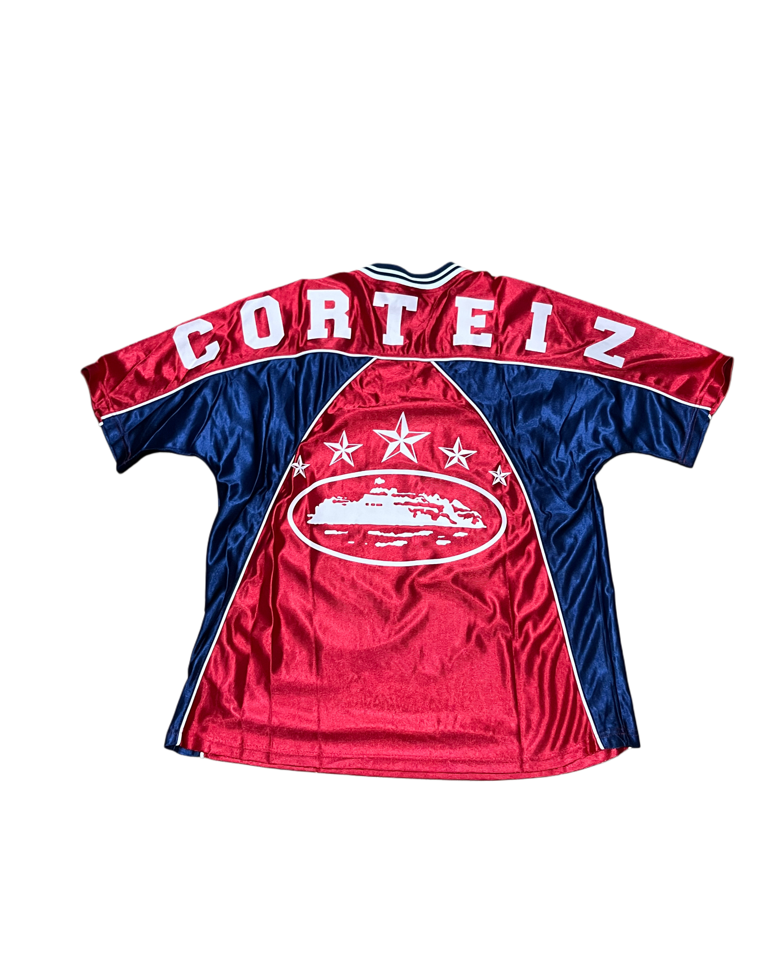 Corteiz Oversized Jersey Red Blue