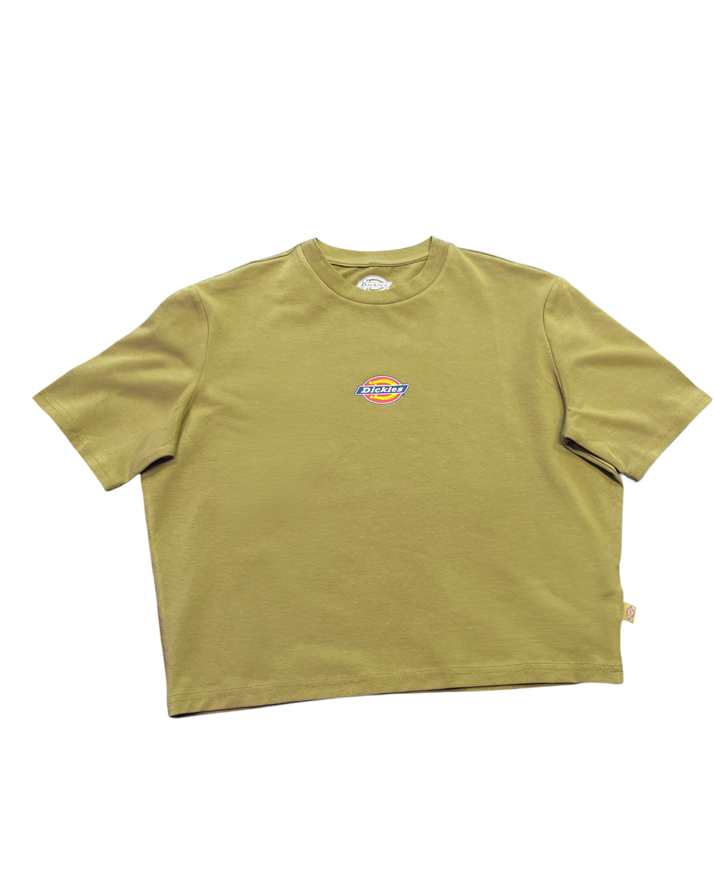 Dickies olive green Crop T-Shirt