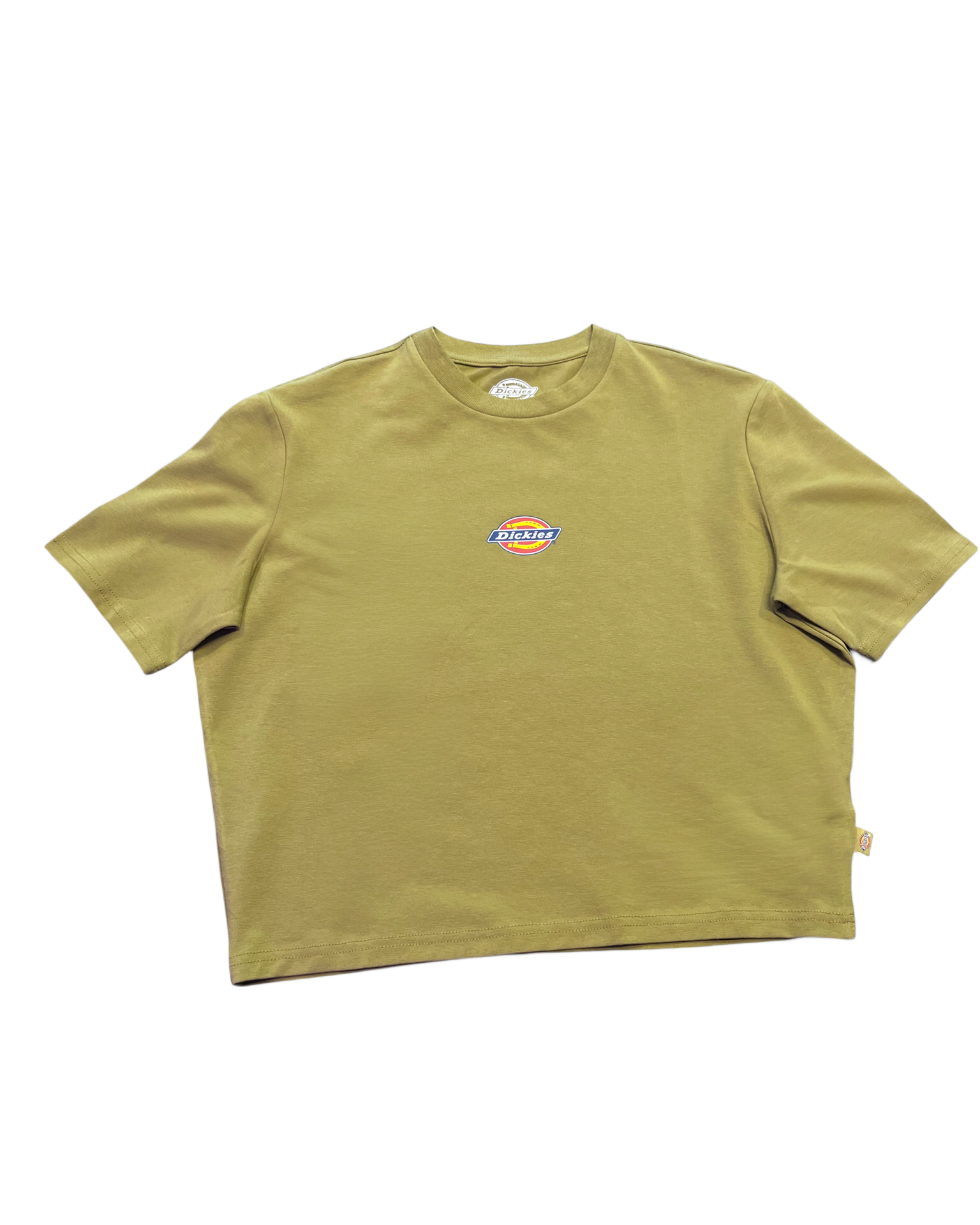 Dickies olive green Crop T-Shirt