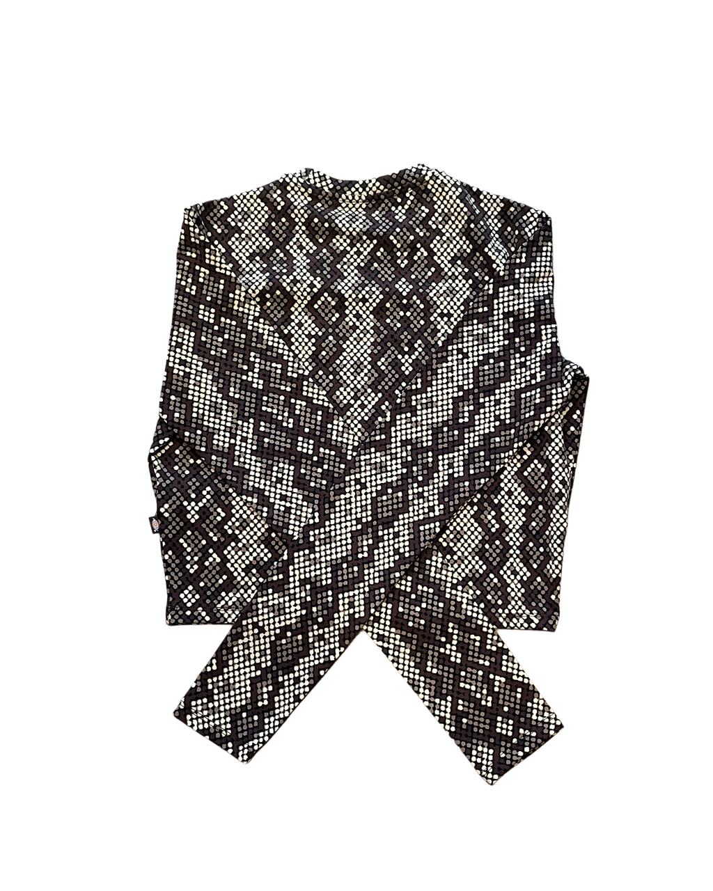 Dickies Long Sleeve Top – Brown Snake Print