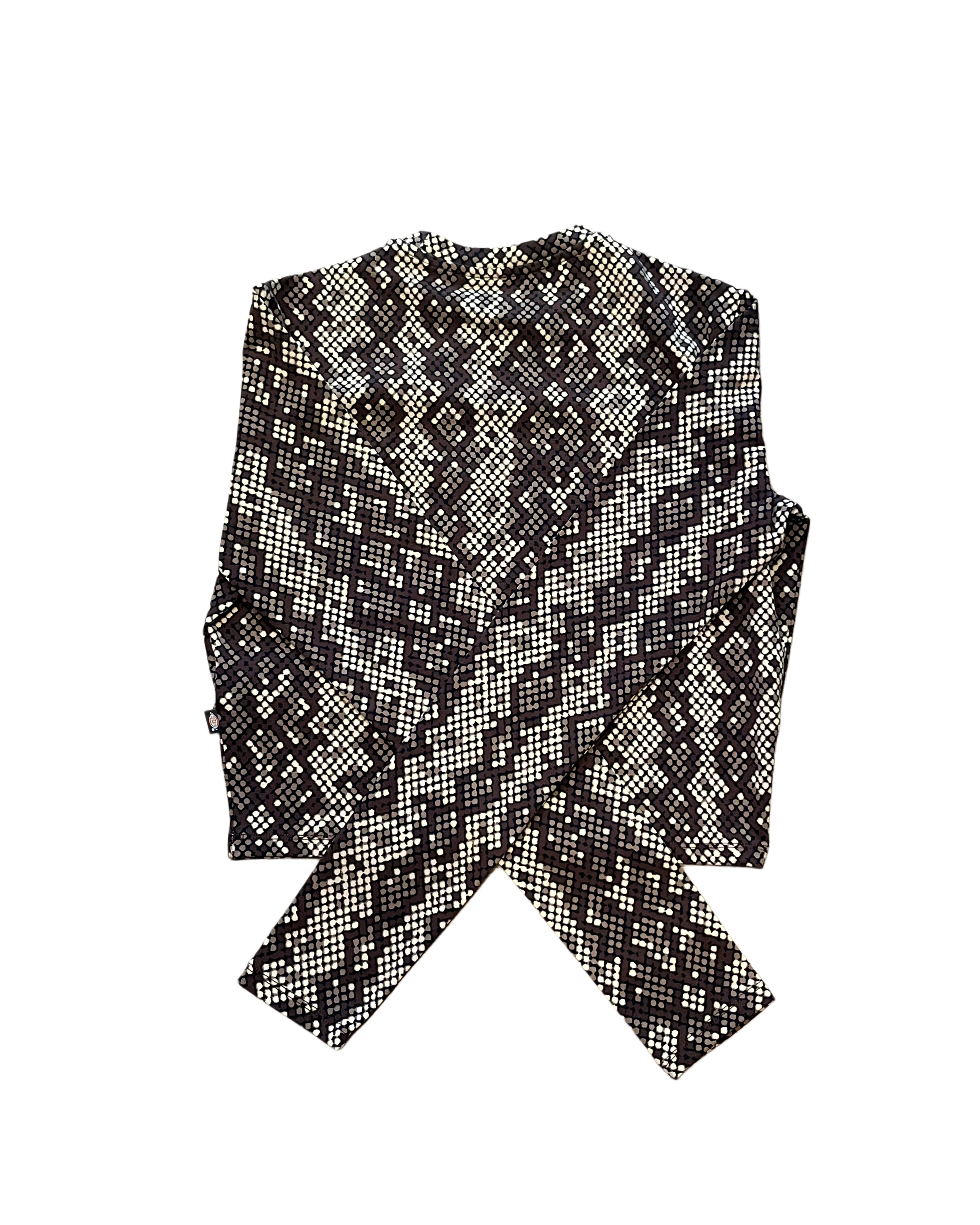 Dickies Long Sleeve Top – Brown Snake Print