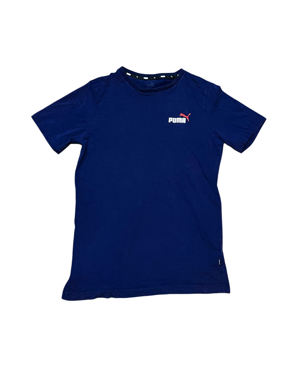 Puma Essential Small Logo Tee - Navy Blue
