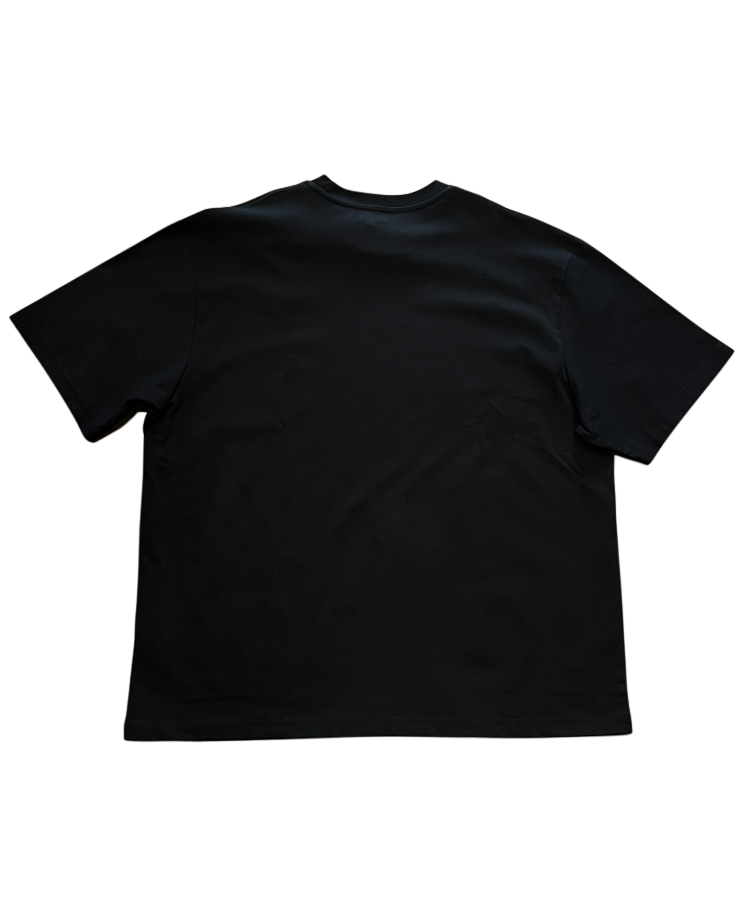 Sohigh Distorted Logo Oversized T-Shirt - Black