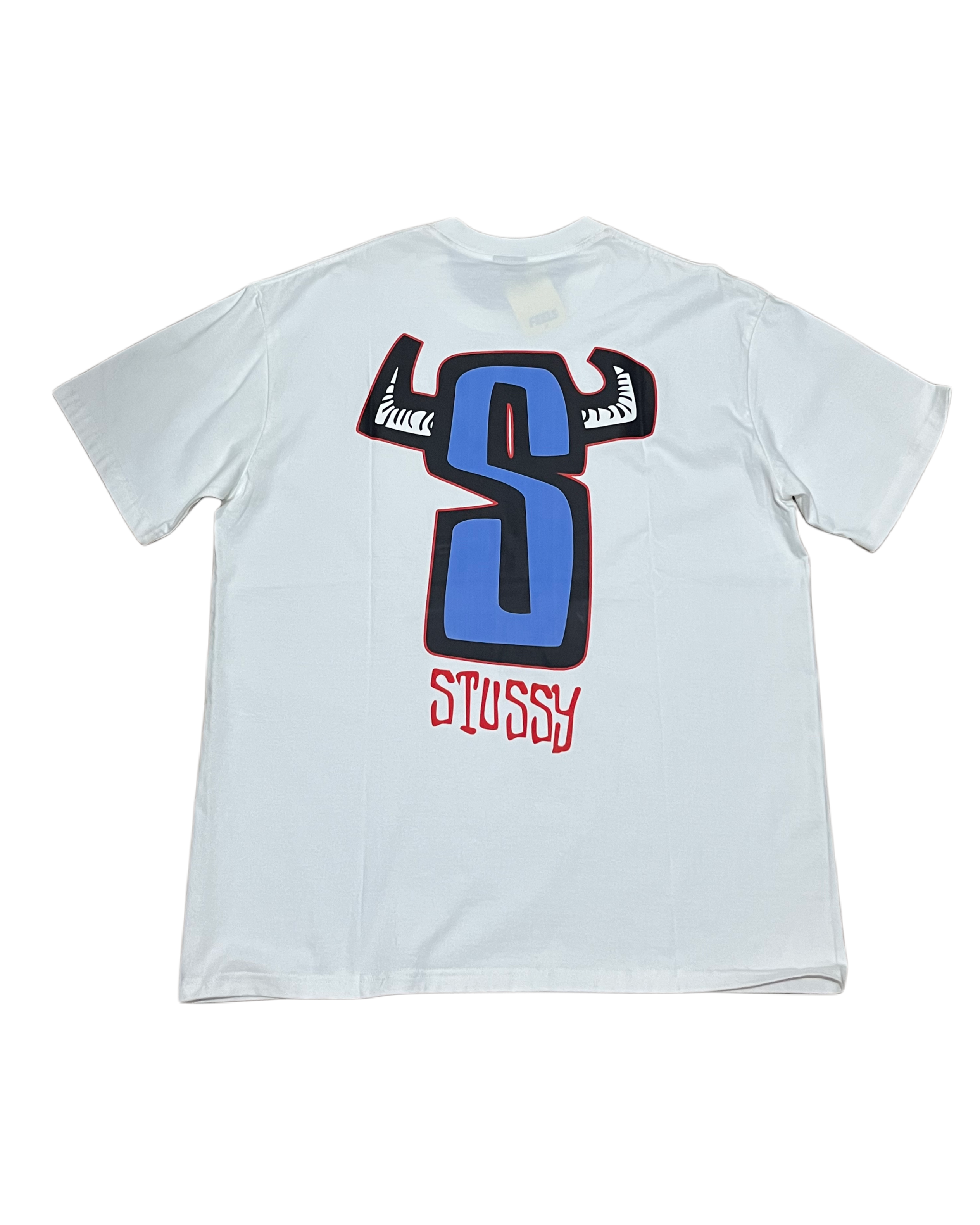 Stussy Horns Graphic Tee - White