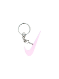Nike Swoosh Logo 3D Printed Keychain - Pink