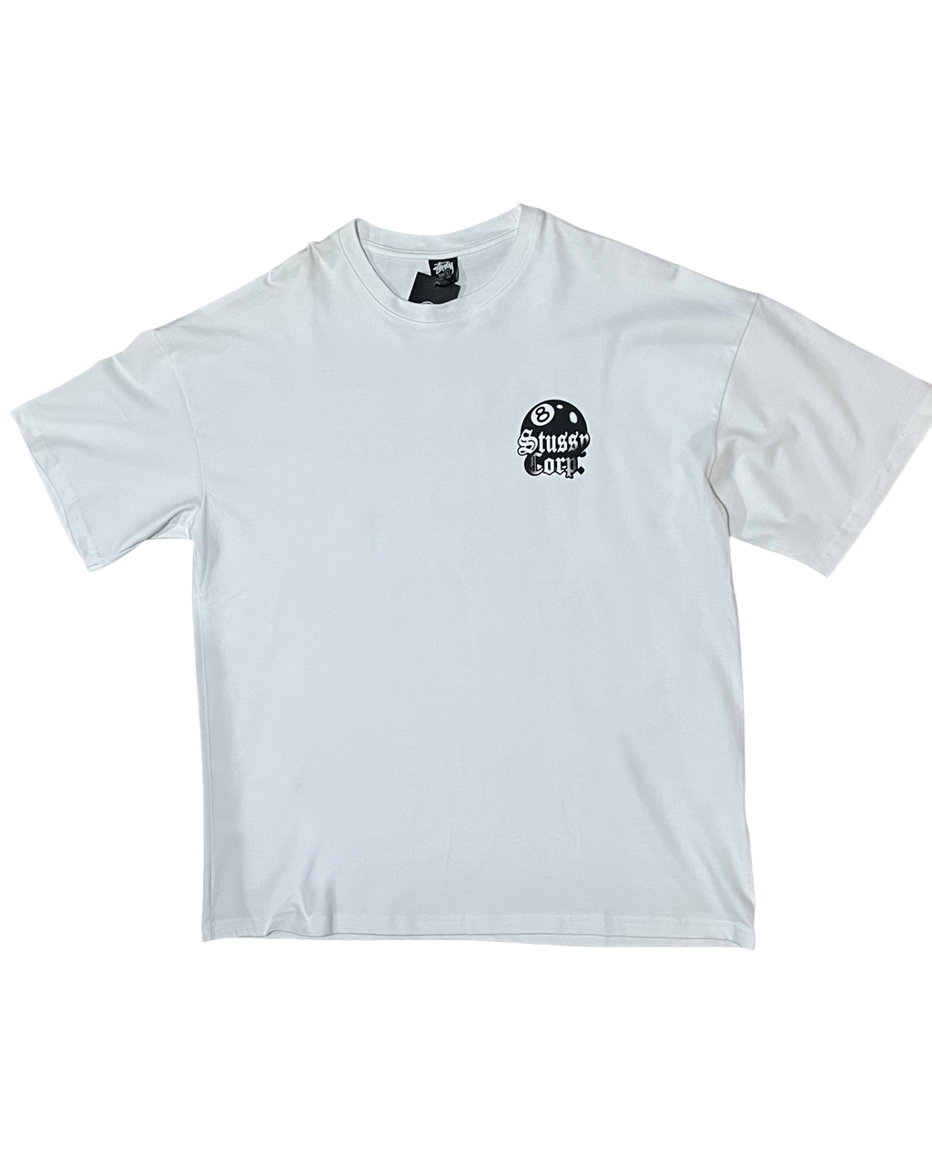 Stüssy Corp 8 Ball T-Shirt -White