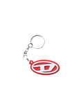 Diesel Oval D Logo 3D Printed Keychain - Red/White