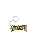 Thrasher Flame Logo 3D Printed Keychain - Yellow/Black