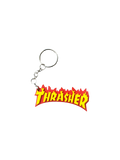 Thrasher Flame Logo 3D Printed Keychain - Yellow/red