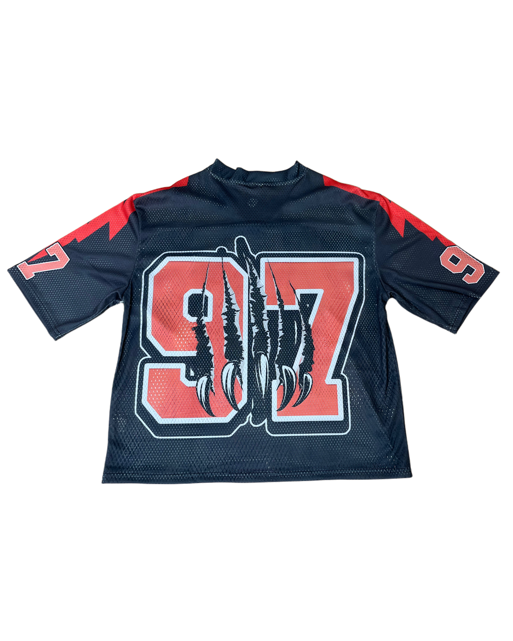 97 Mesh Jersey – Black and Red