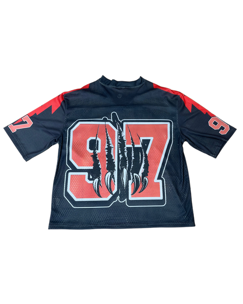 97 Mesh Jersey – Black and Red
