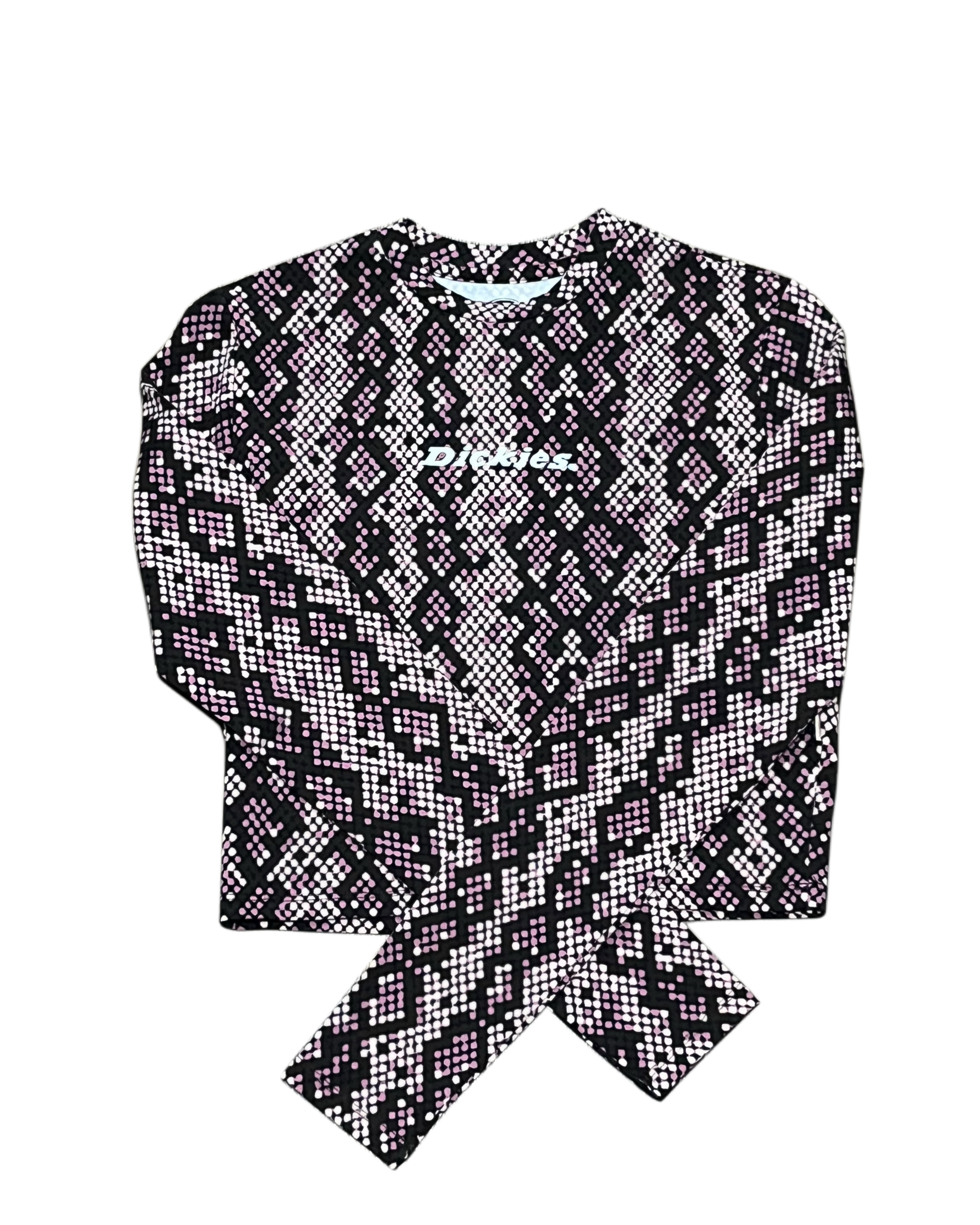 Dickies Long Sleeve Top –Pink  Snake Print