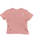 Champion Ribbed Logo Cropped Tee - Dusty Pink