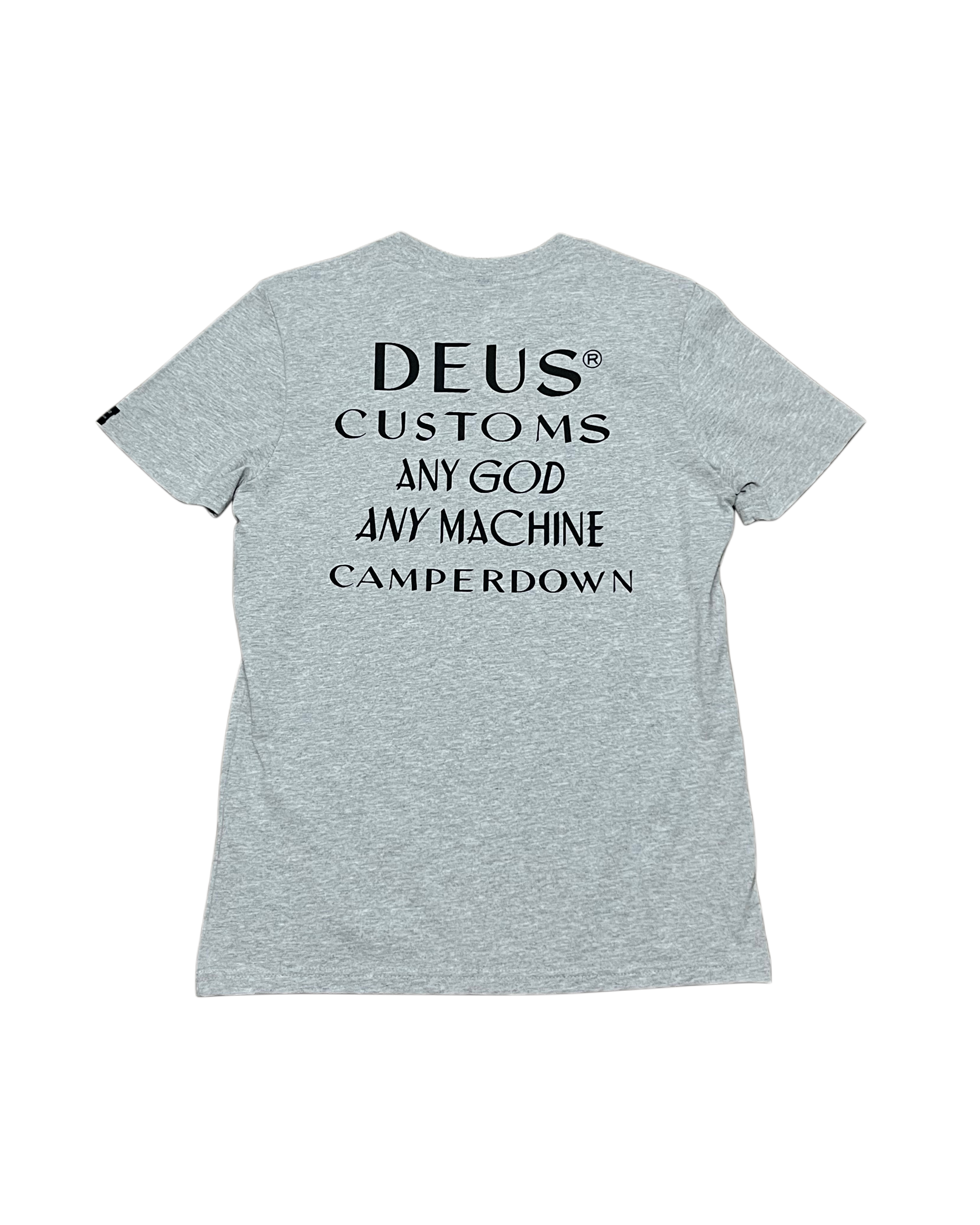 Deus Ex Machina Camperdown Address Tee - Grey