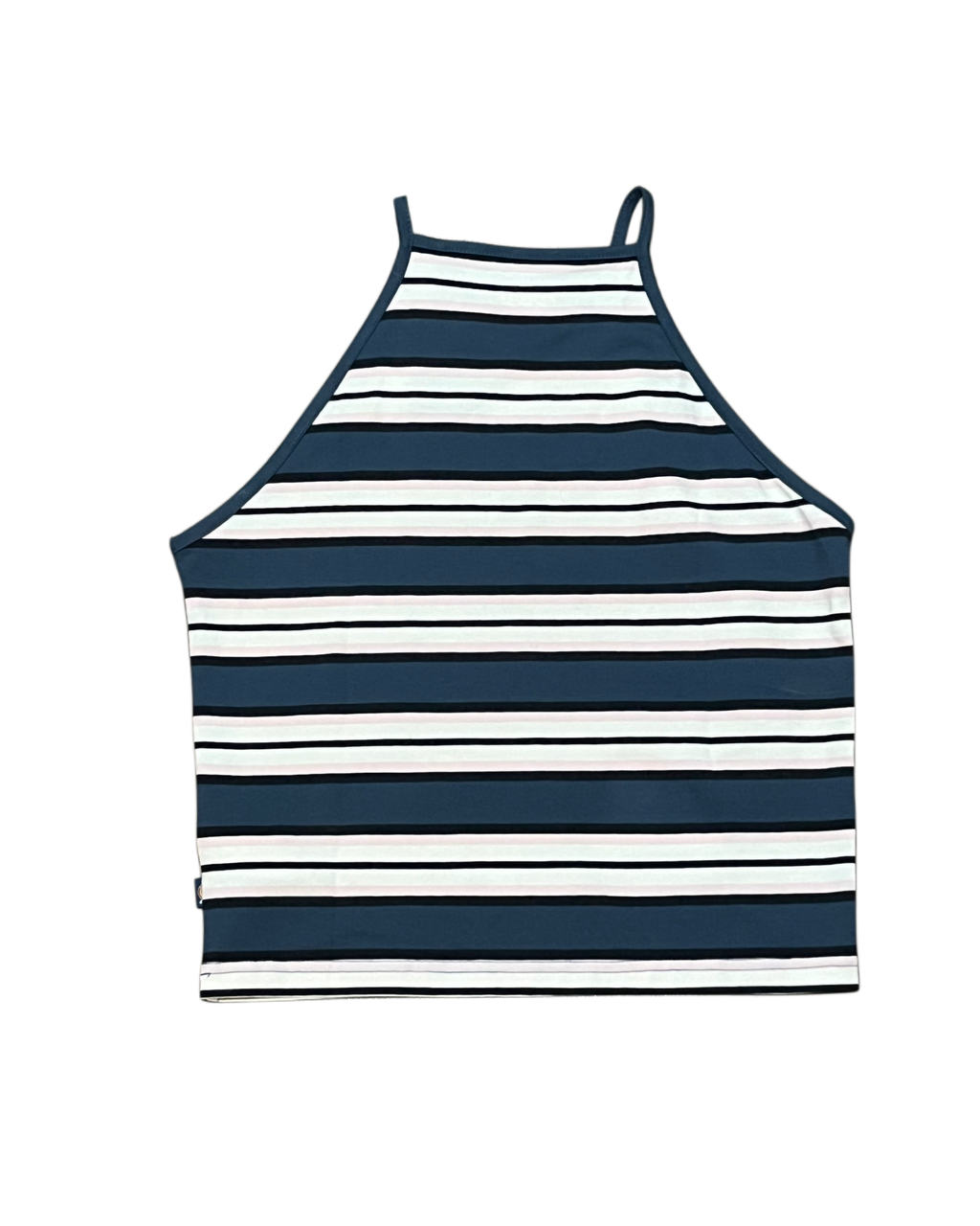 Dickies Striped Halter Crop Top