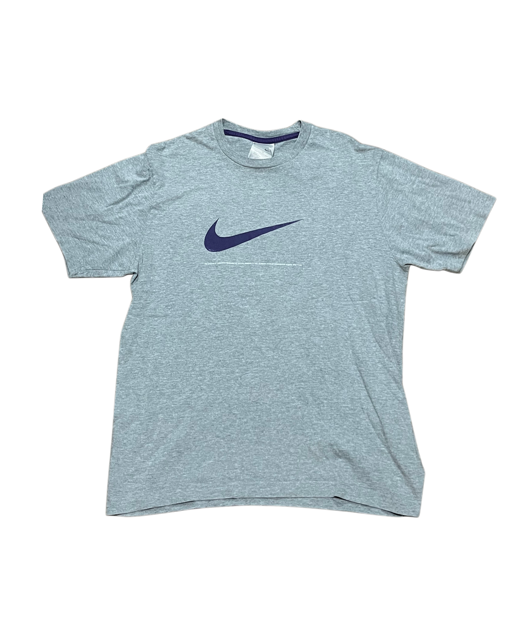 Nike Vintage Center Swoosh Tee - Grey/Purple