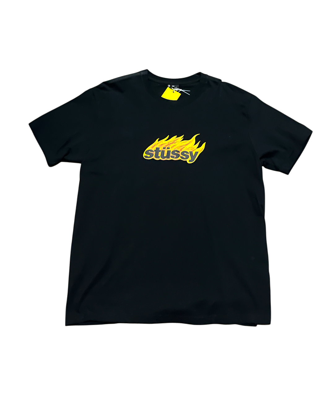 Stussy Flames Tee - Black