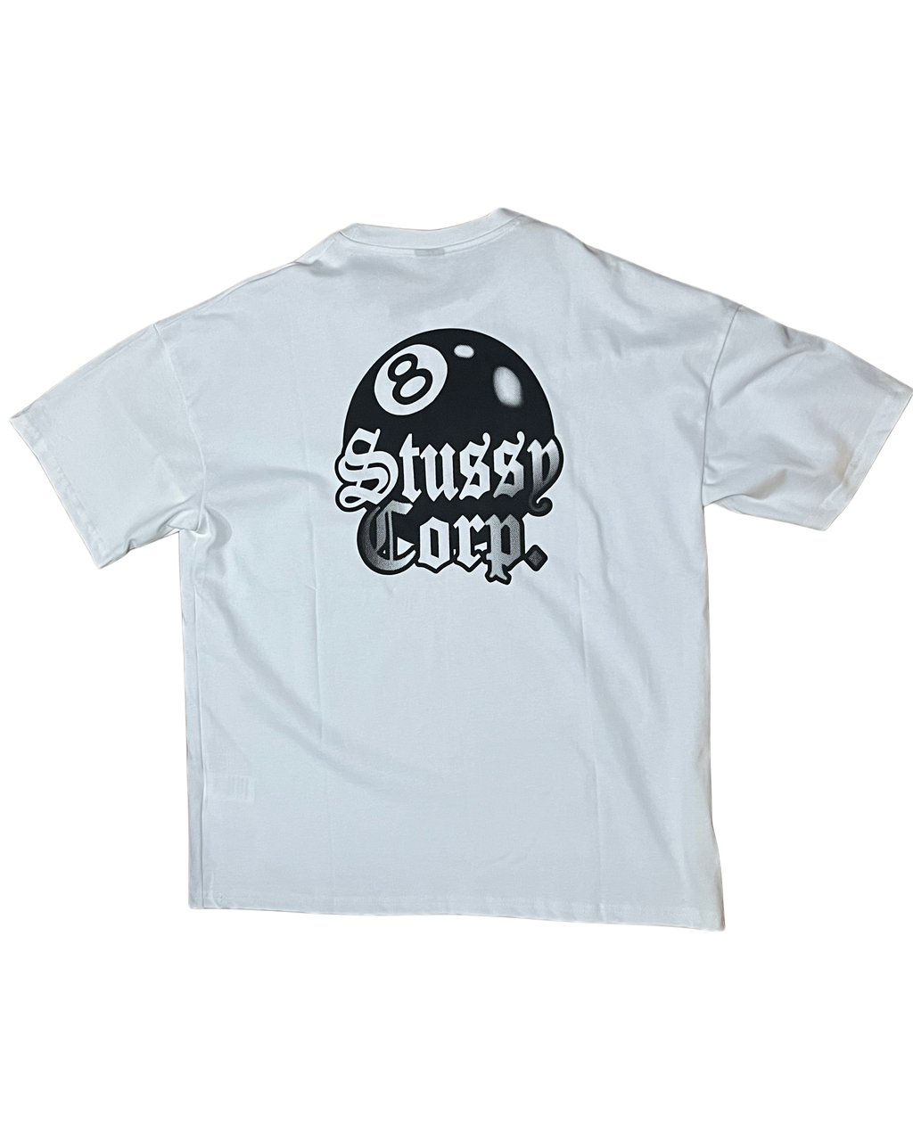 Stüssy Corp 8 Ball T-Shirt -White