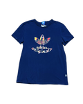 Adidas Originals Trefoil Multi-Color Graphic Tee - Navy Blue