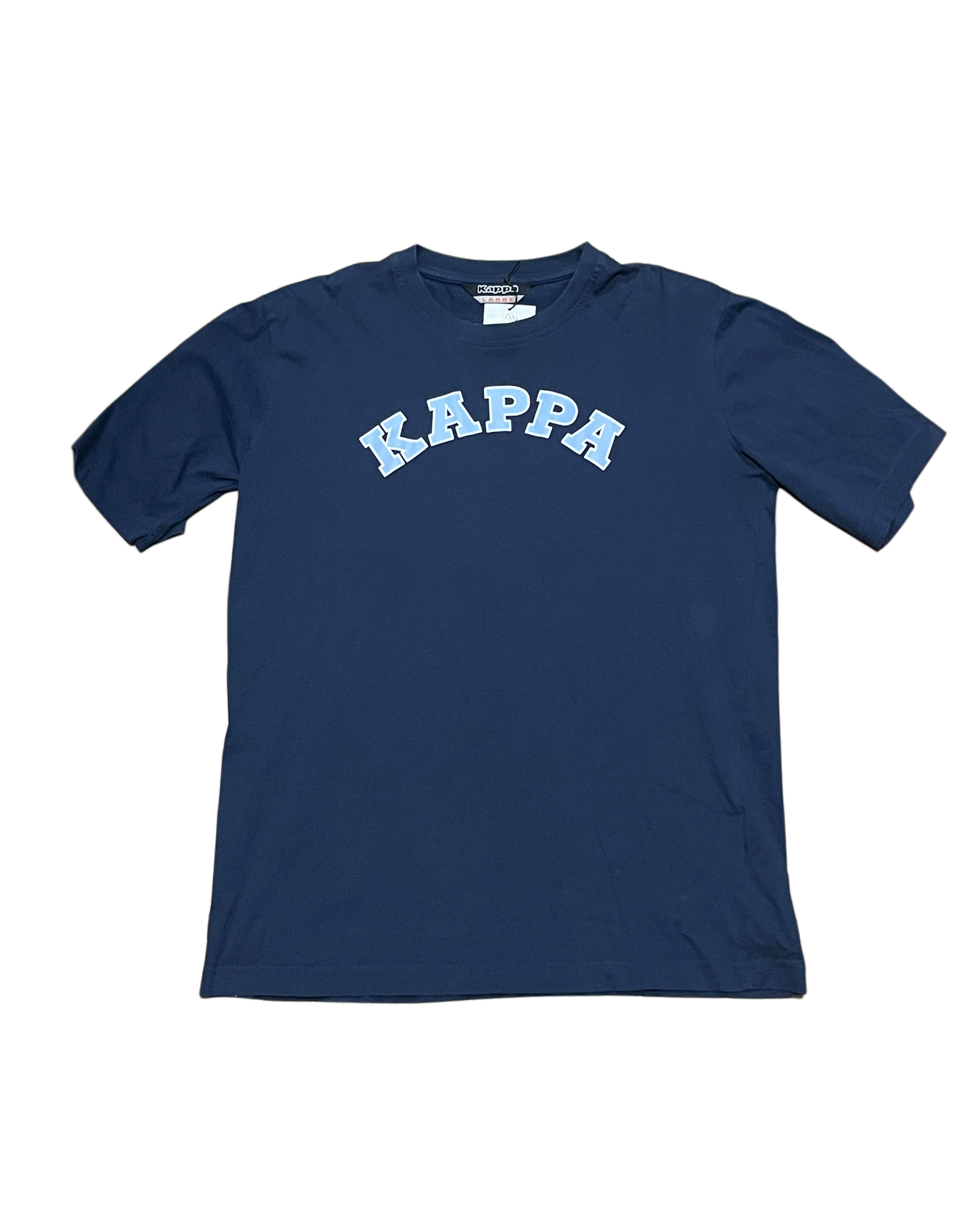 Kappa Varsity Arched Logo Tee - Navy Blue