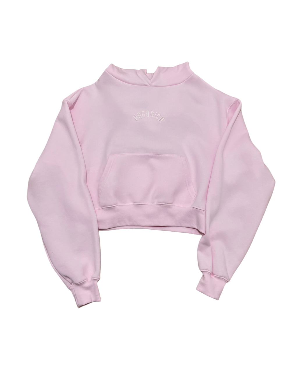 HOODRICH Cropped Pink Hoodie