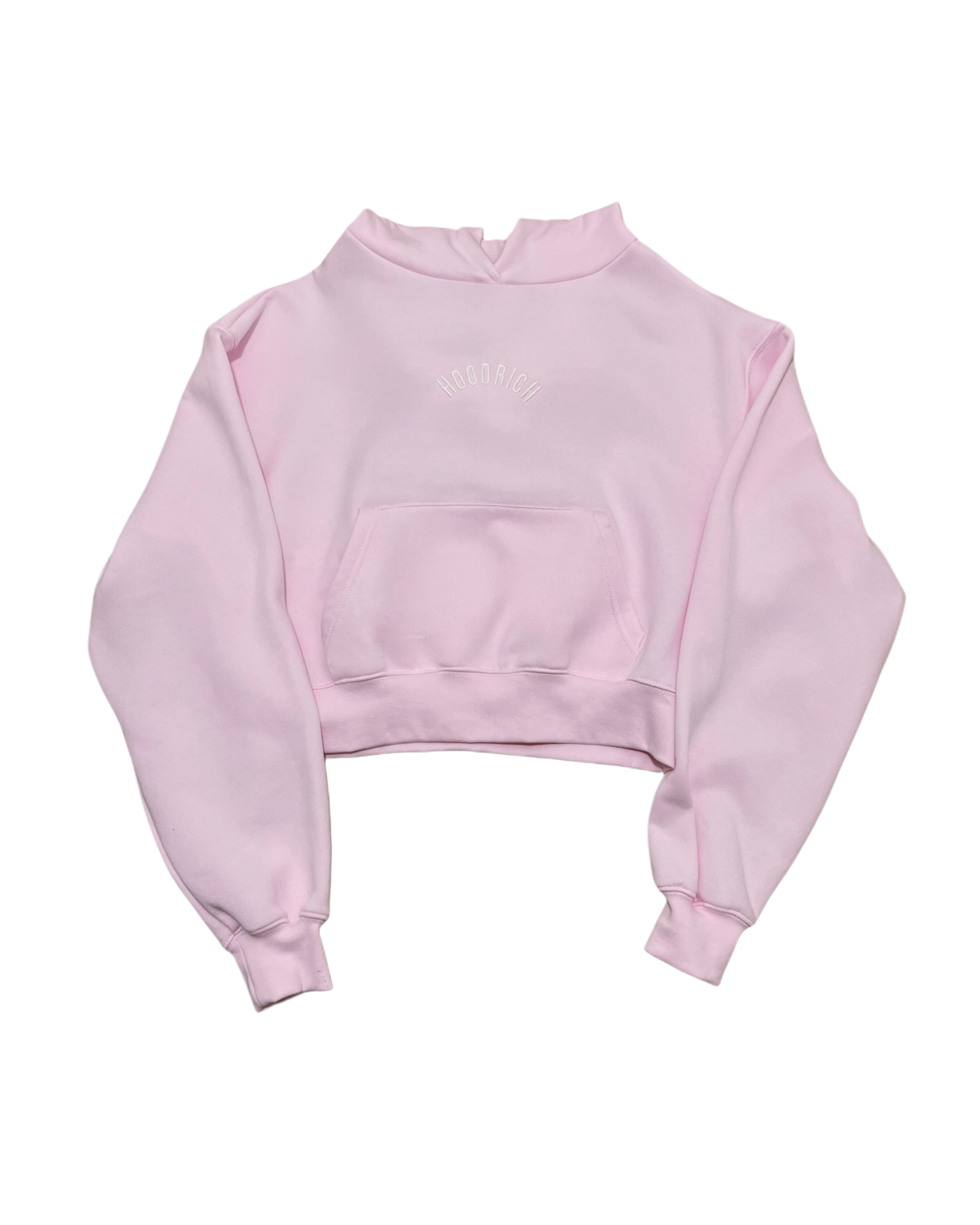 HOODRICH Cropped Pink Hoodie