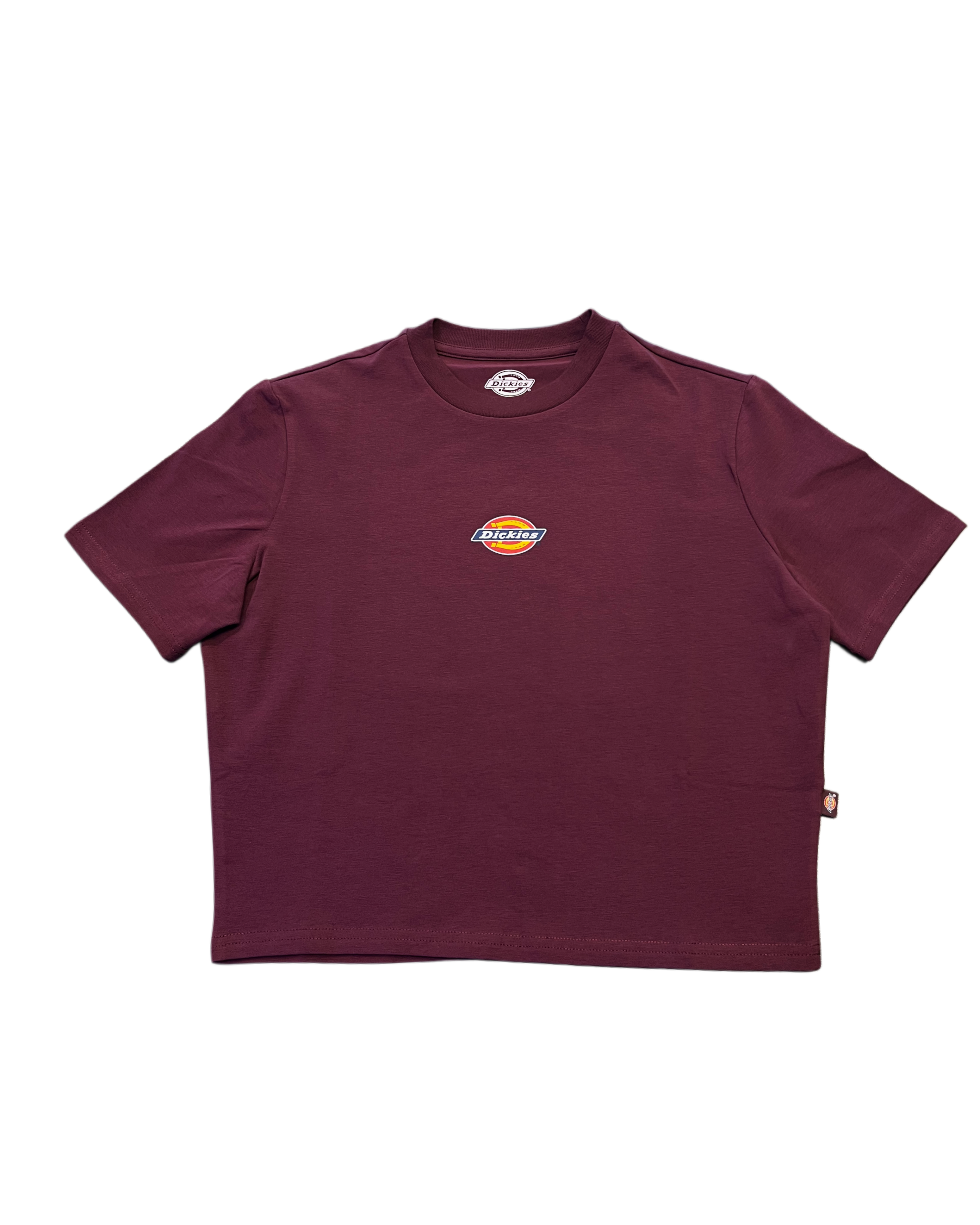 Dickies Burgundy Crop T-Shirt