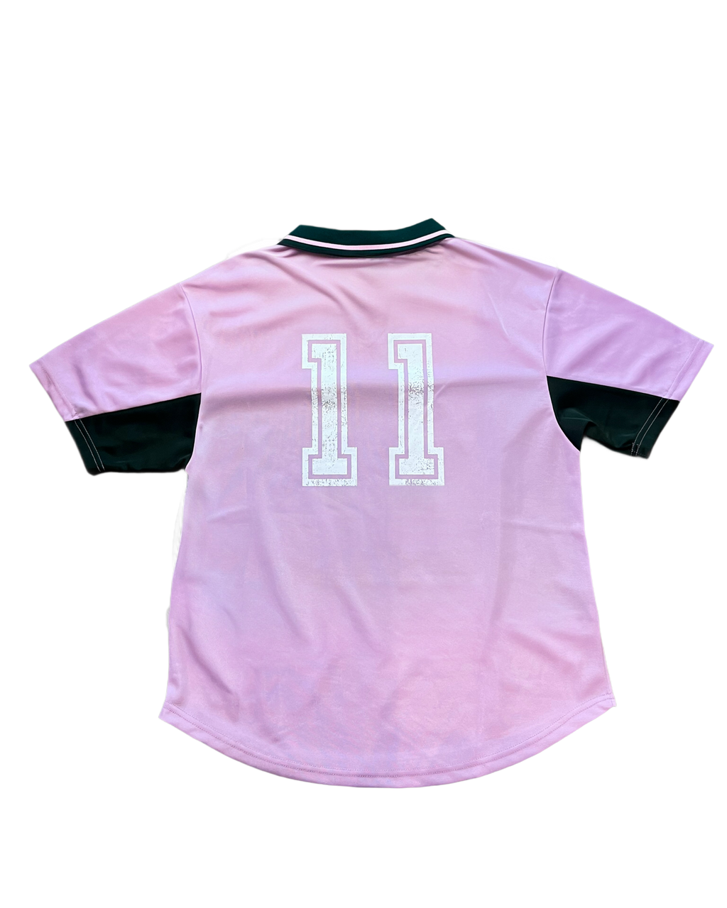 Umbro Pink & Dark Green Jersey Top
