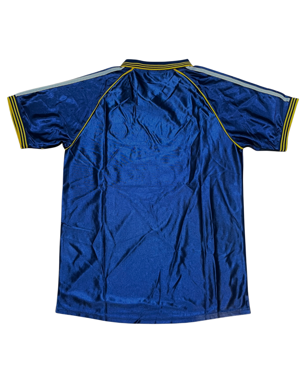 Real Madrid Third Jersey 1998/99 – Blue & Gold Adidas Shirt
