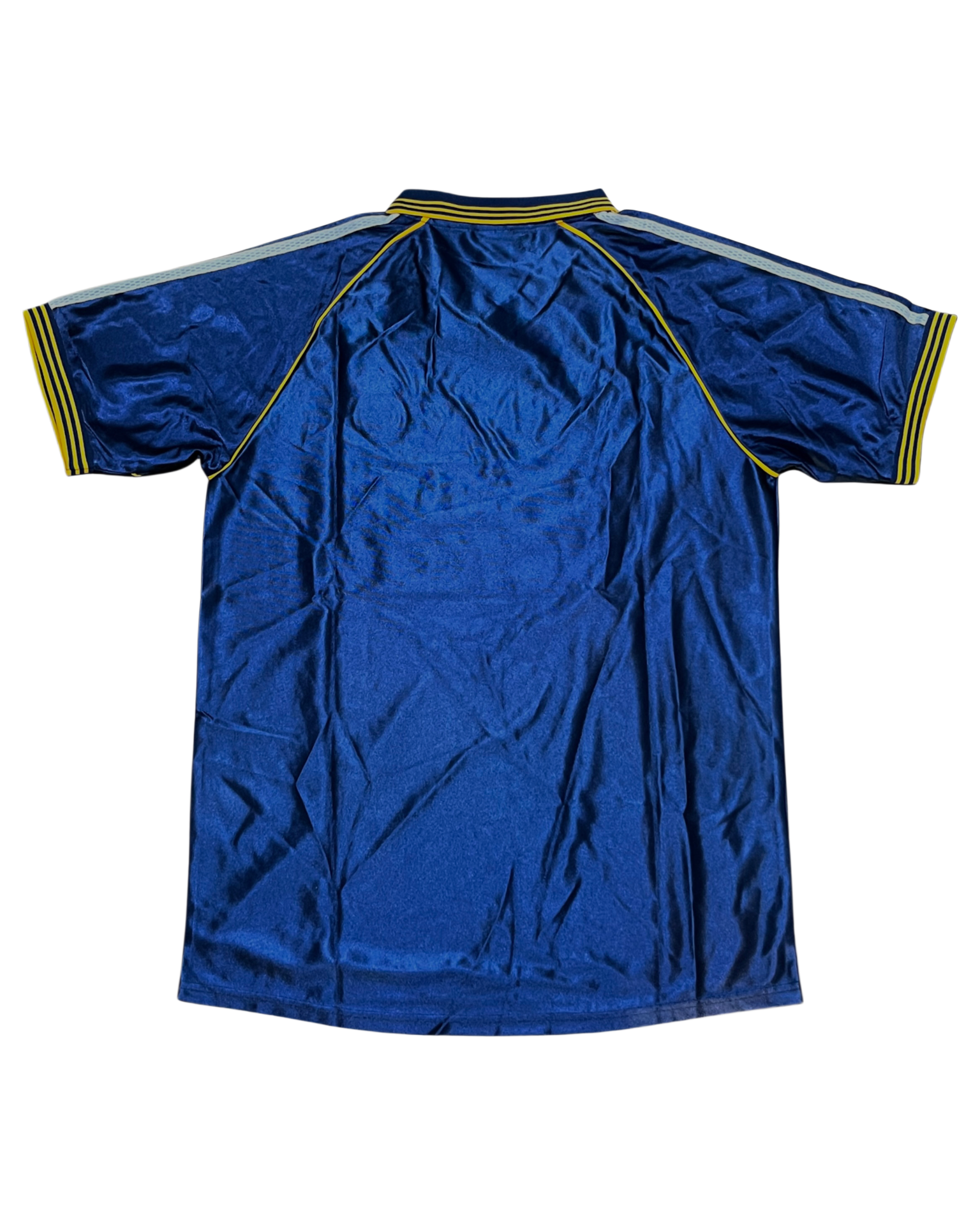Real Madrid Third Jersey 1998/99 – Blue & Gold Adidas Shirt