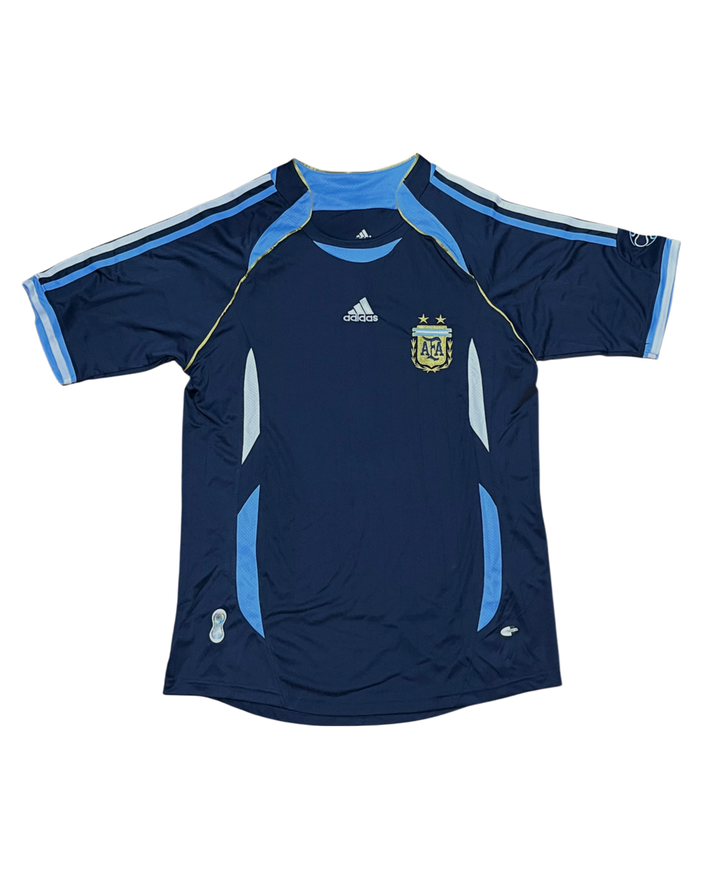 Vintage Argentina 2004/2005 Away Jersey - Navy & Light Blue