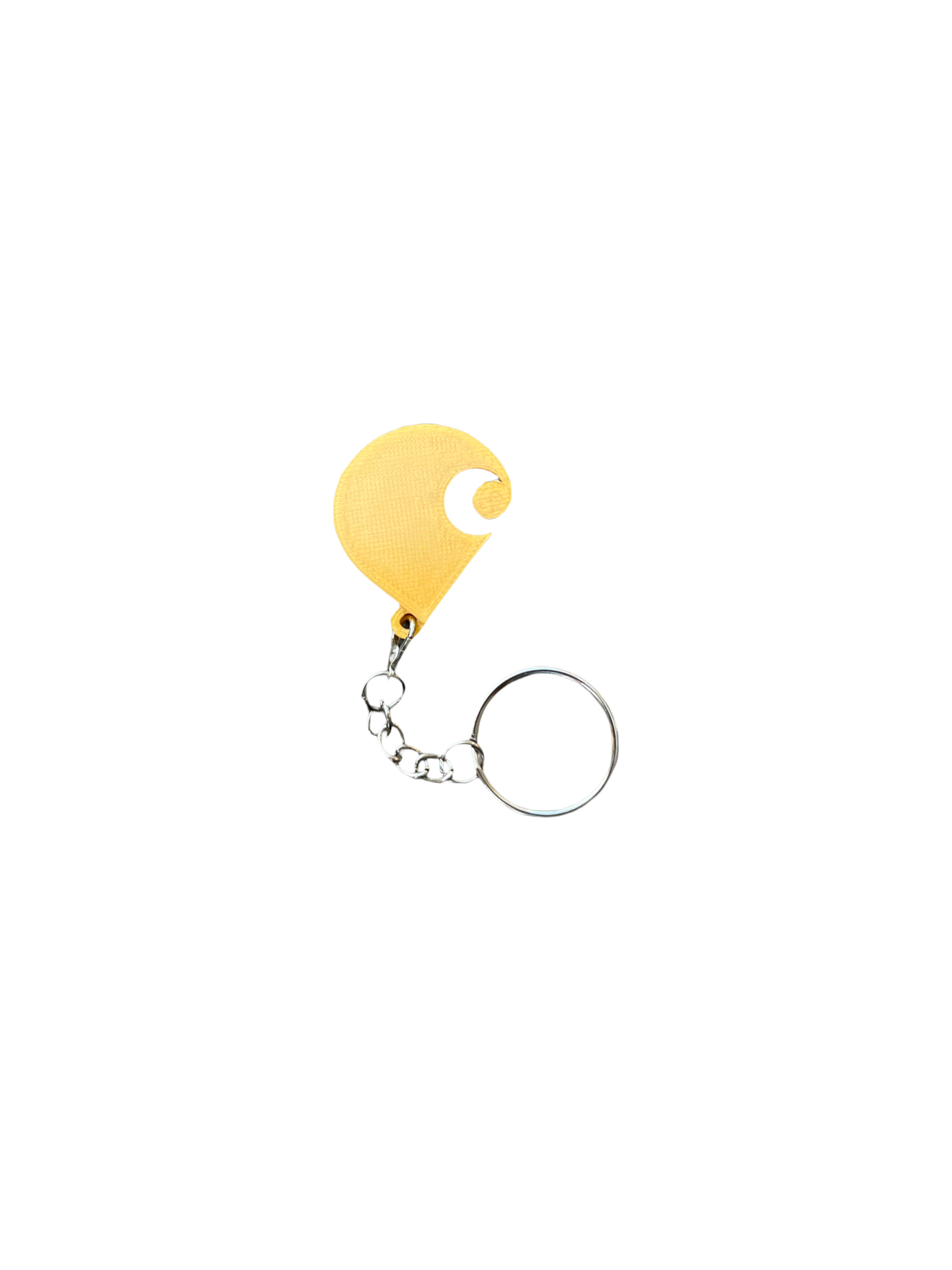 Carhartt WIP C-Logo 3D Printed Keychain - Gold