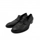 ERMENEGILDO ZEGNA BLACK LEATHER ERMENEGILDO ZEGNA BLACK LEATHER