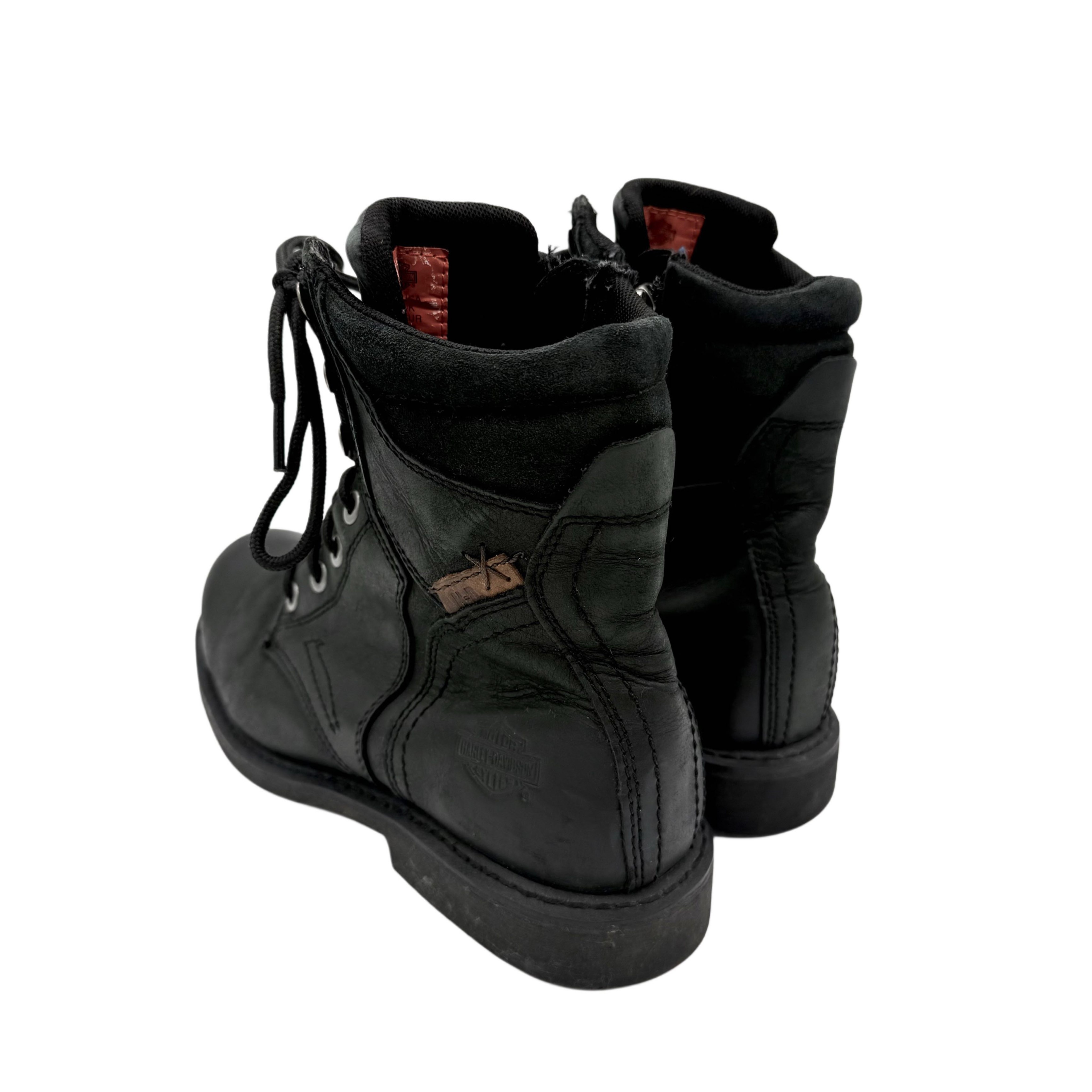 HARLEY DAVIDSON BLACK LEATHER BOOTS HARLEY DAVIDSON BLACK LEATHER BOOTS