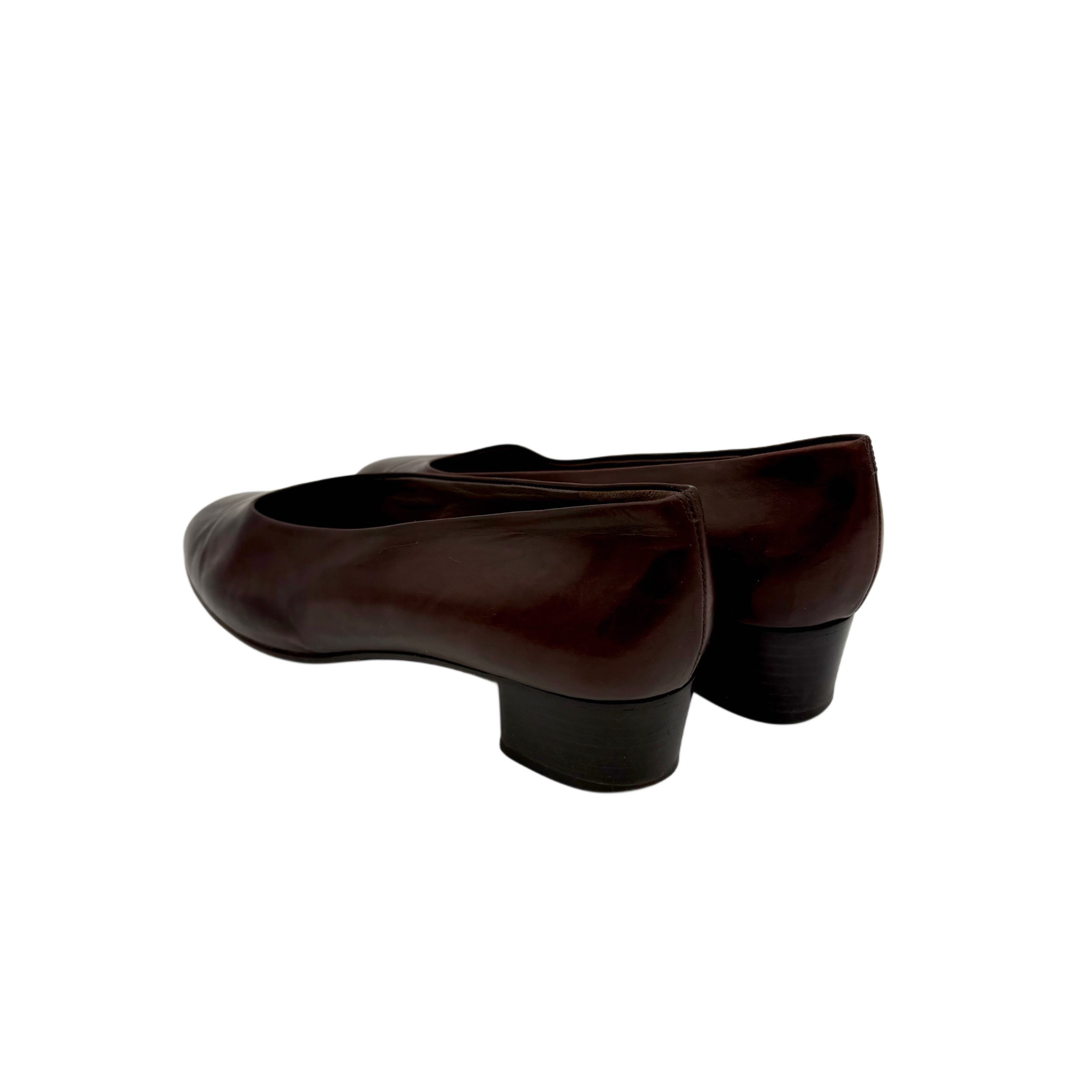 LORENZO BANFI LEATHER LOW HEELS LORENZO BANFI LEATHER LOW HEELS